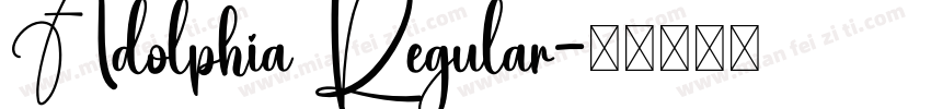 Adolphia Regular字体转换
